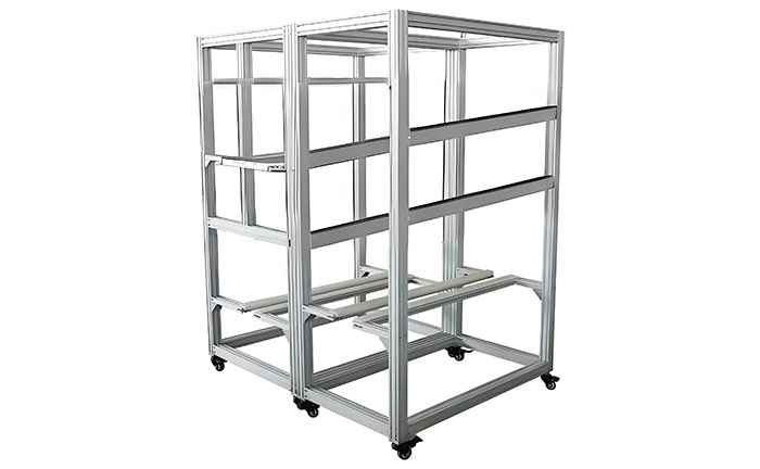 鋁型材定制開(kāi)模置物架鋁型材